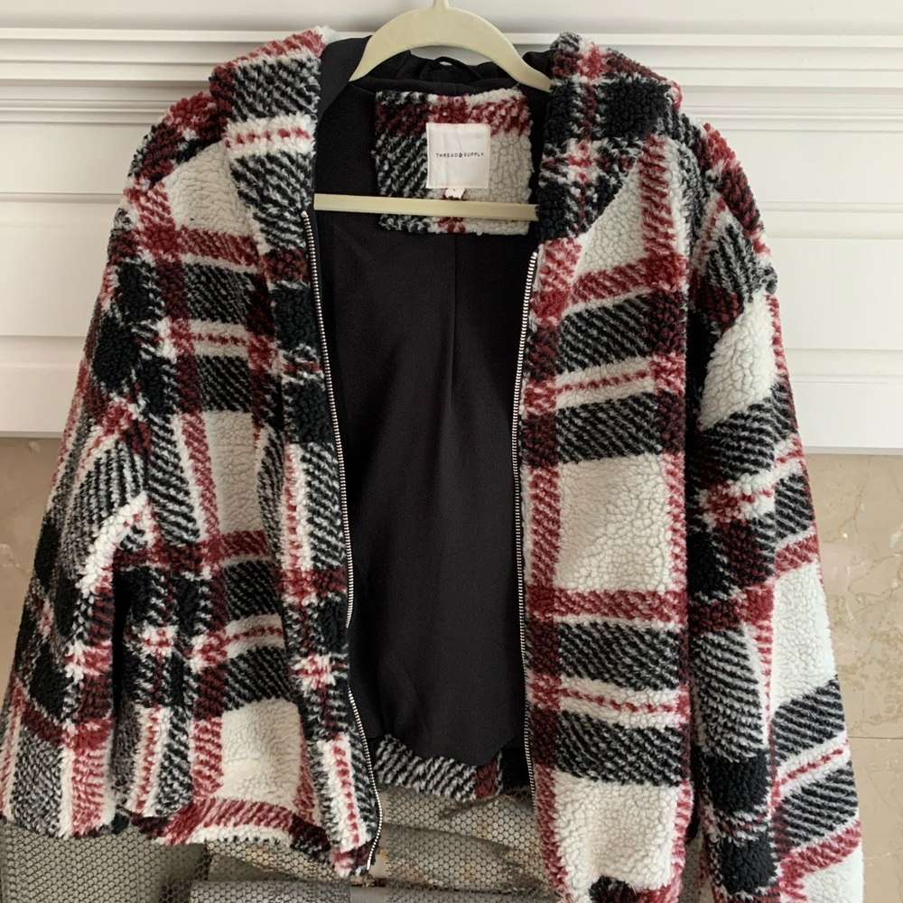 Thread & Supply plaid jacket